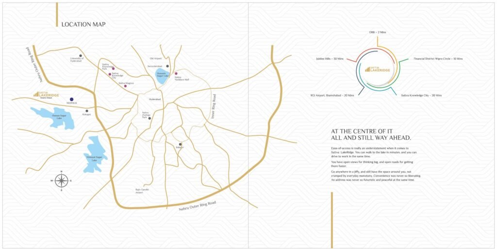 Sattva Lakeridge Location Map